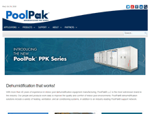 Tablet Screenshot of poolpak.com